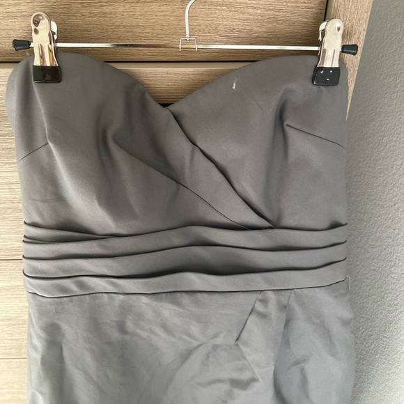 NWT-JCrew Grey Sweetheart neckline - Picture 1 of 4